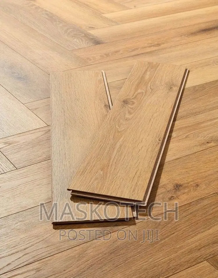 Wooden Floor Installation And Wallpaper
