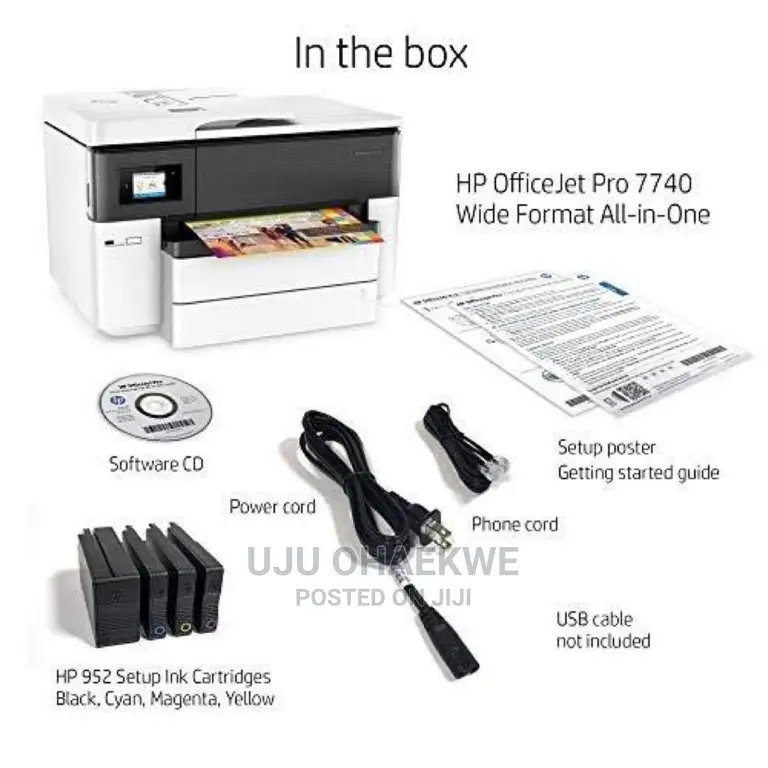 HP Officejet Pro 7740 Wide Format All-in-One Printer