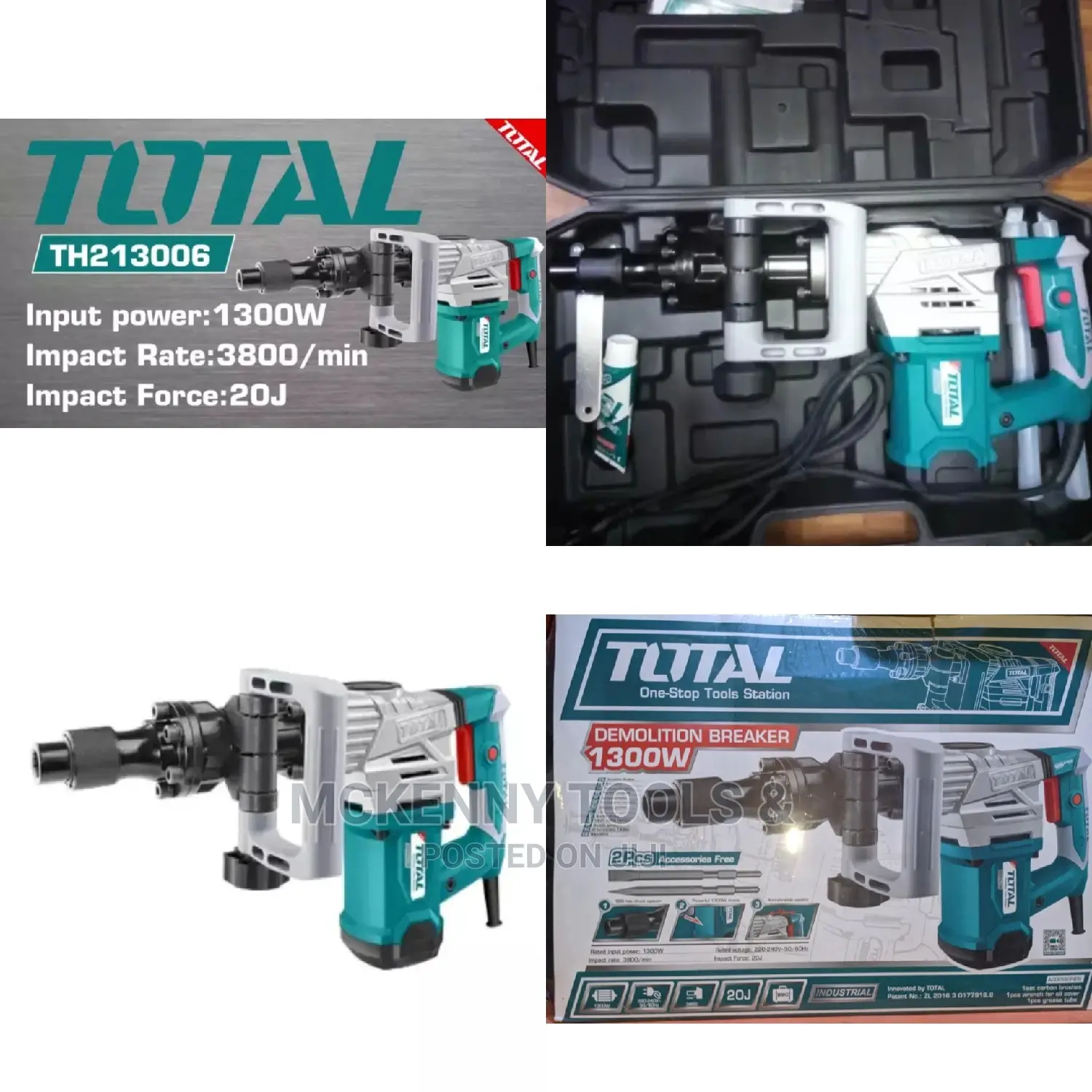 Total Tools Demolition Breaker 1300w (Th213006)