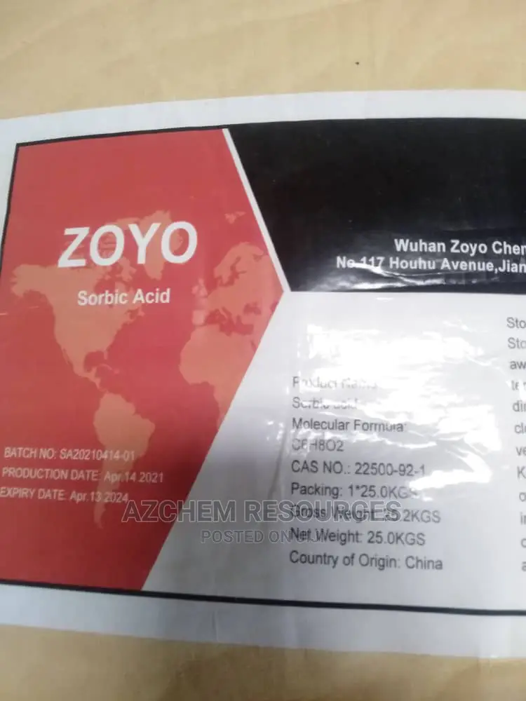 Sorbic Acid Preservative (25kg)