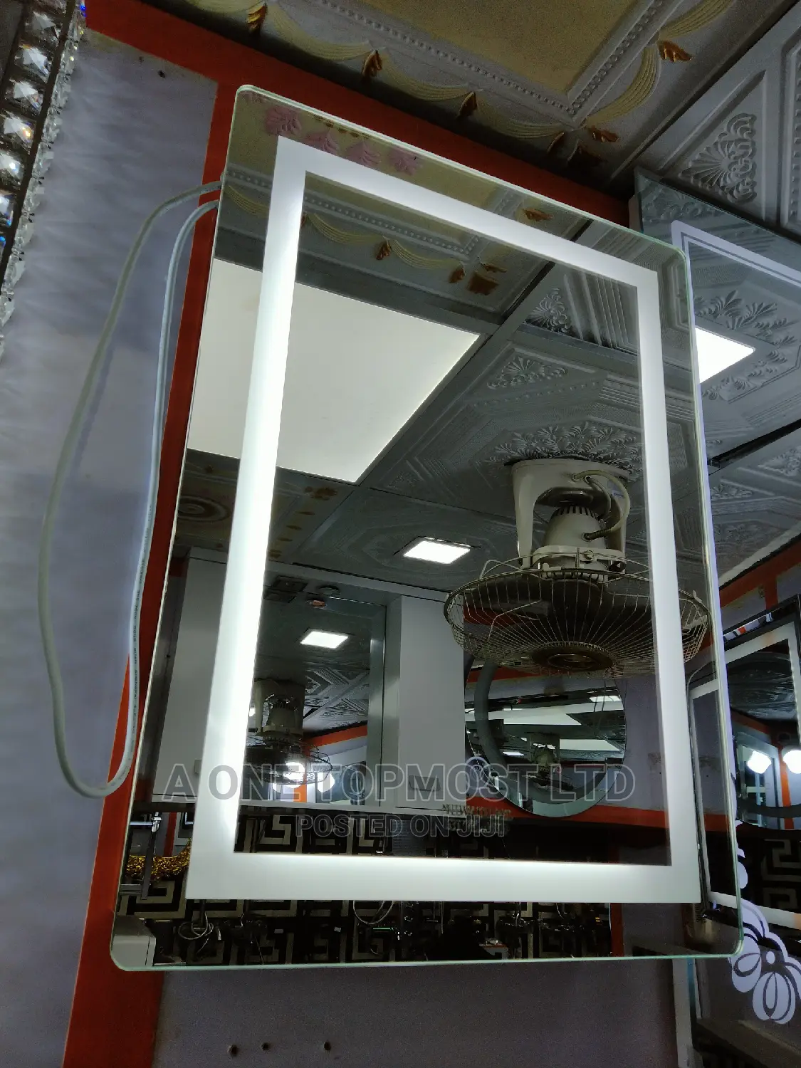 Mirror Cabinet Box and Led [57 by 32cm]
