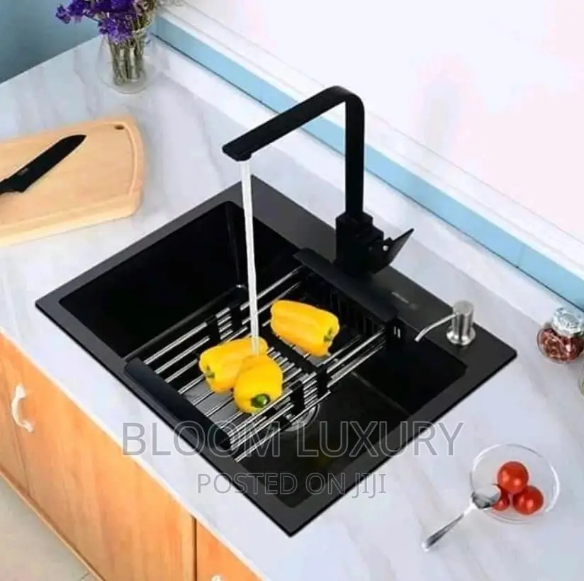 Black Kitchen Sink Only Bowl