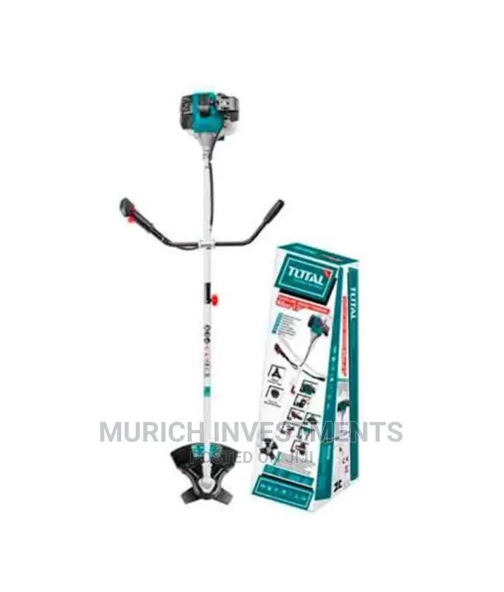 TOTAL Gasoline Grass Trimmer and Bush Cutter 42.7cc