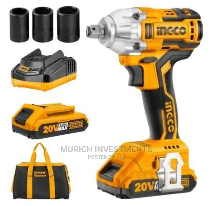 20volt Cordless Impact Wrench 1/2 Torque :300nm