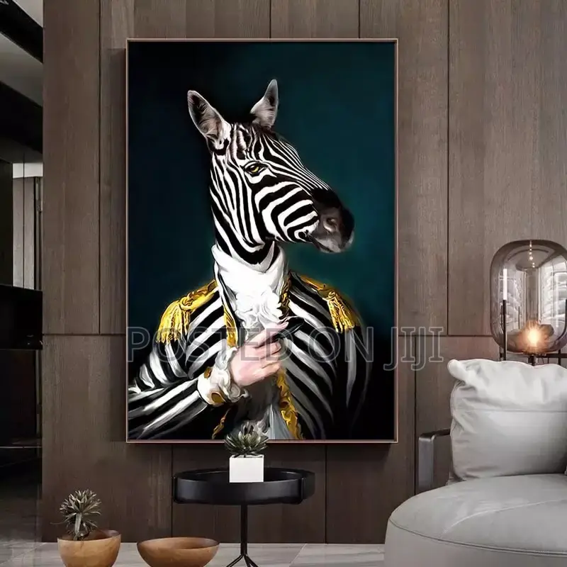 Elephant, Lion,Zebra Wall Art