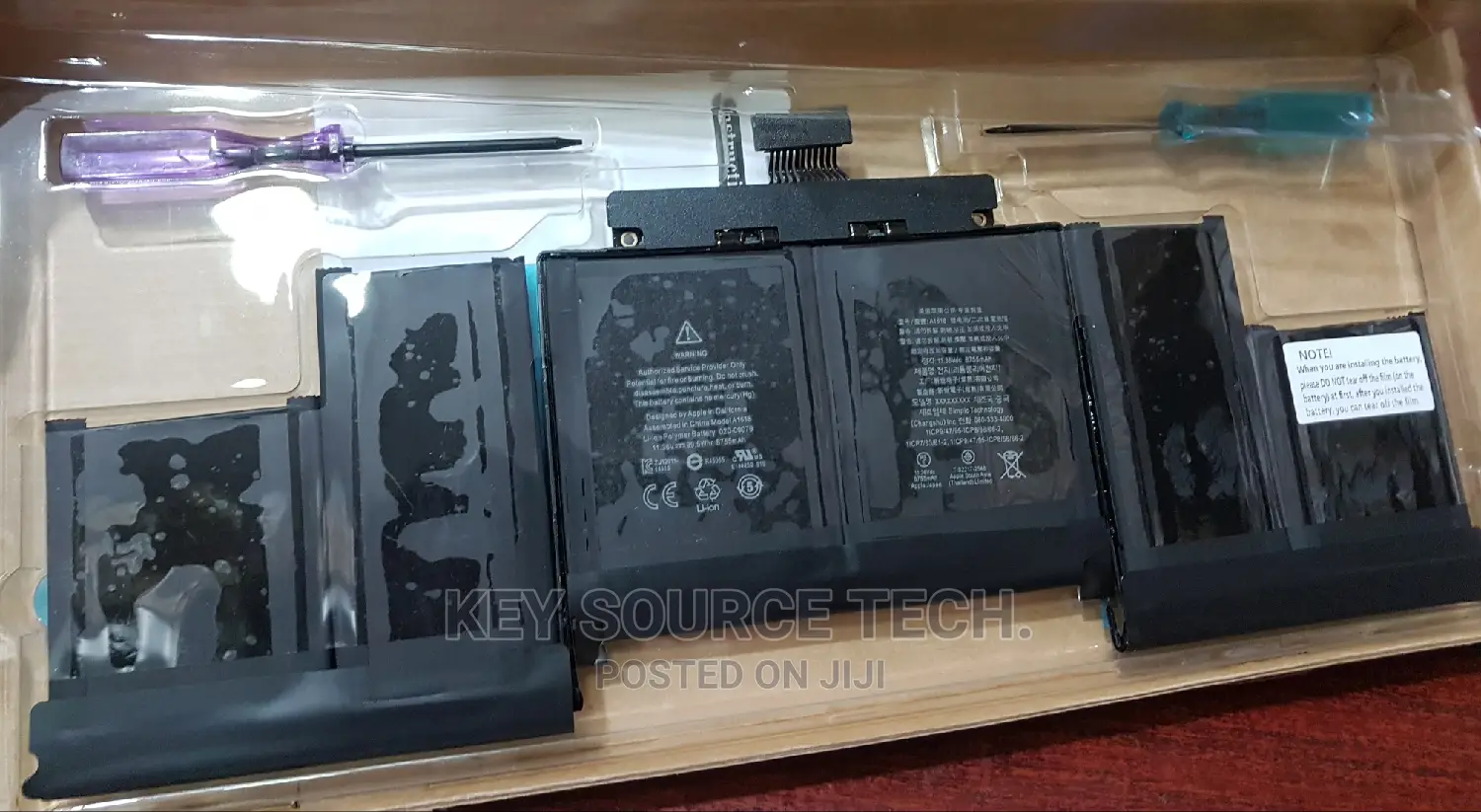 Apple Macbook Pro"15 A1618 for A1398 Laptop Battery