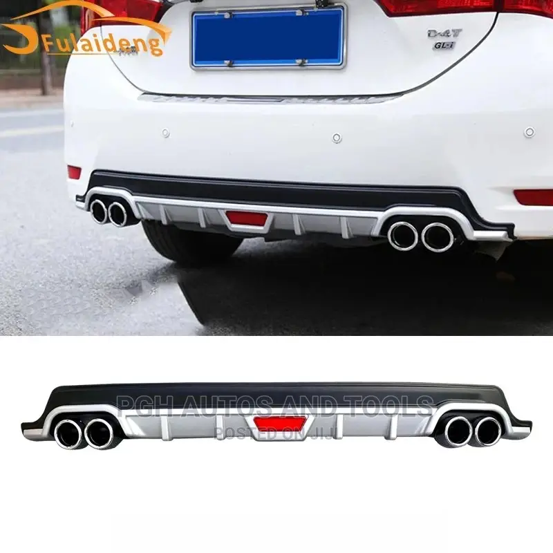 Dual Exhaust Rear Bumper Spoiler