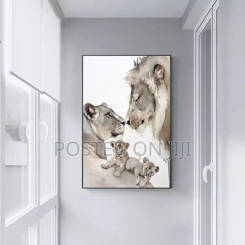 Lion Love Theme Wall Decor