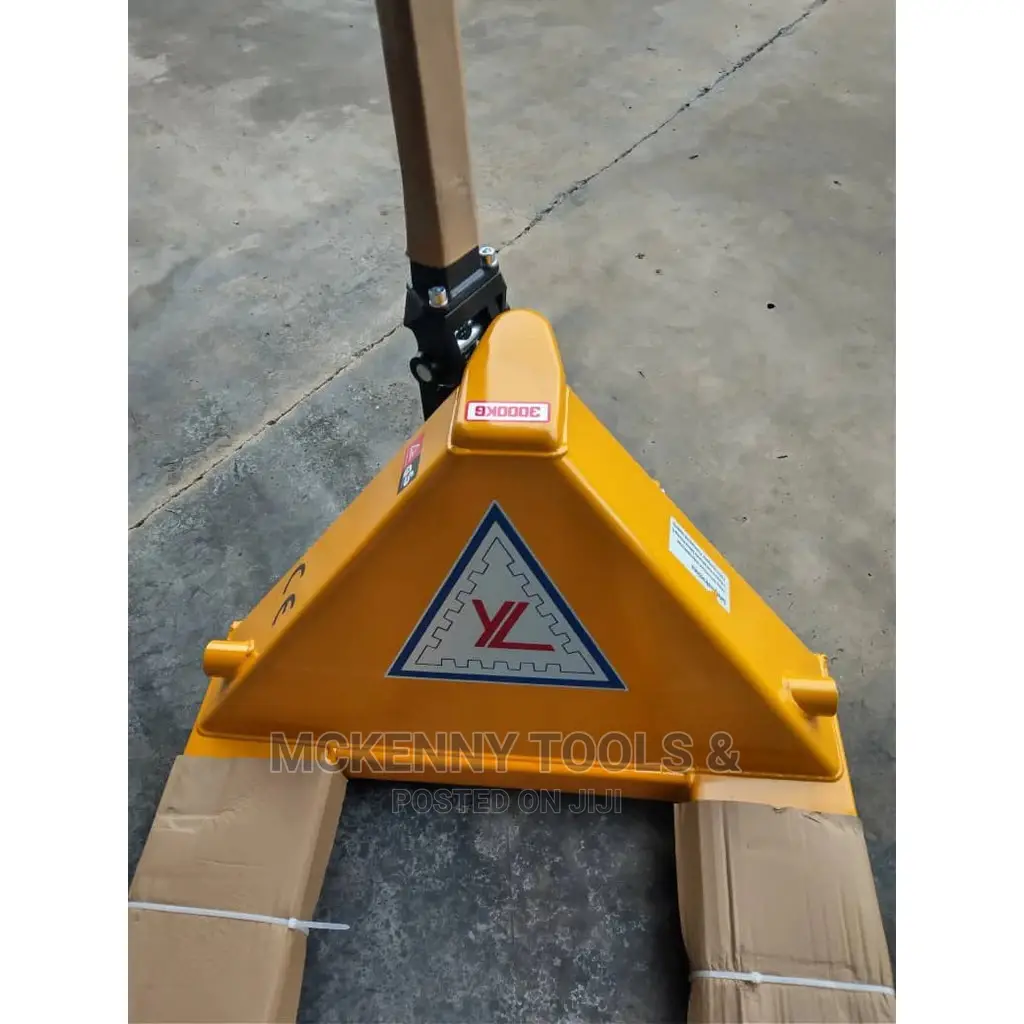 3 Ton Manual Hydraulic Pallet Truck, Hand-Pushed Trailer
