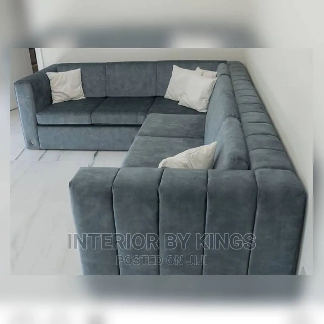 U-Shaped Fabric Sofa Can Come in Colors