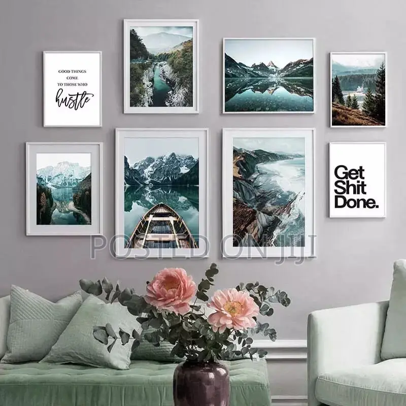 Scandinavian Mountain Lake Quote