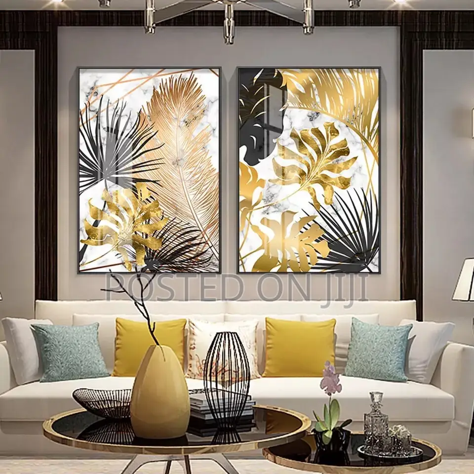 Golden Leaf Canvas Printing