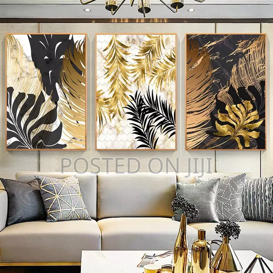 Golden Leaf Canvas Printing