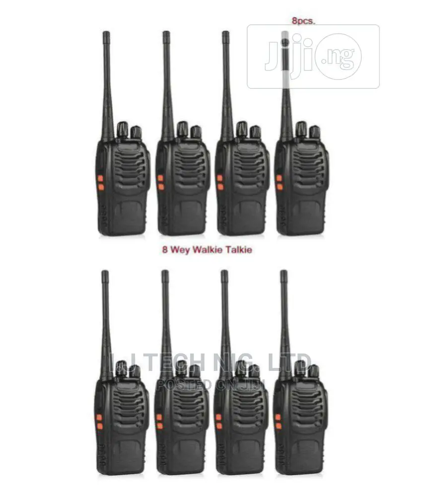 8 Pieces Baofeng Walkie-Talkie Radio