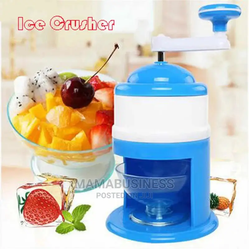 Manual Ice Crusher and Chopper - Blue