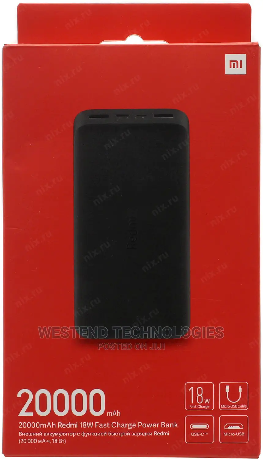 Xiaomi Redmi Powerbank 20,000mah Usb C With 2yrs Warranty