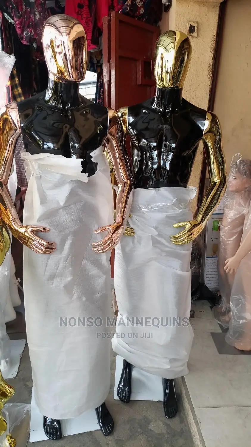 Ehm Gold Chrome Mannequins Male Display