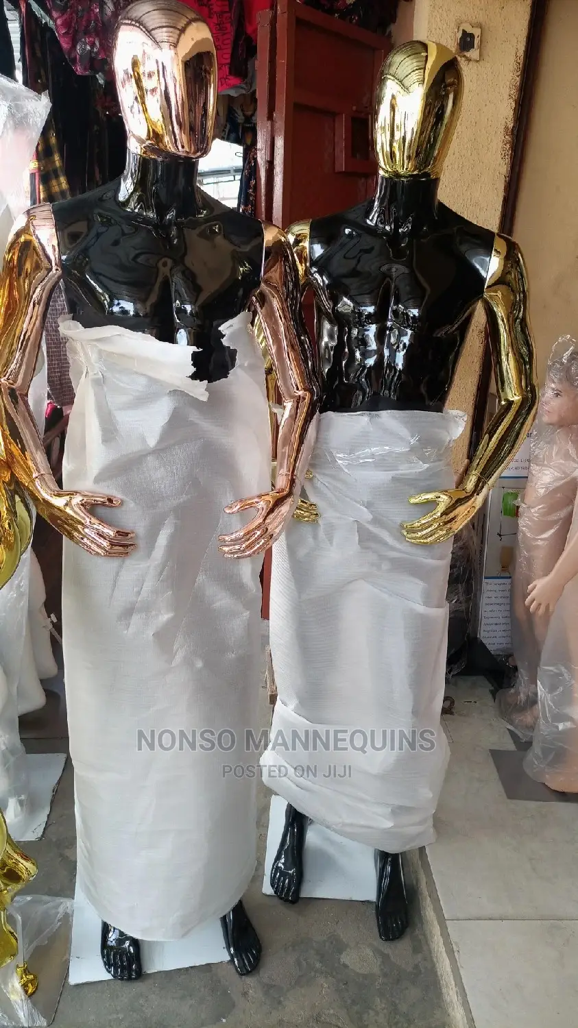 Ehm Gold Chrome Mannequins Male Display