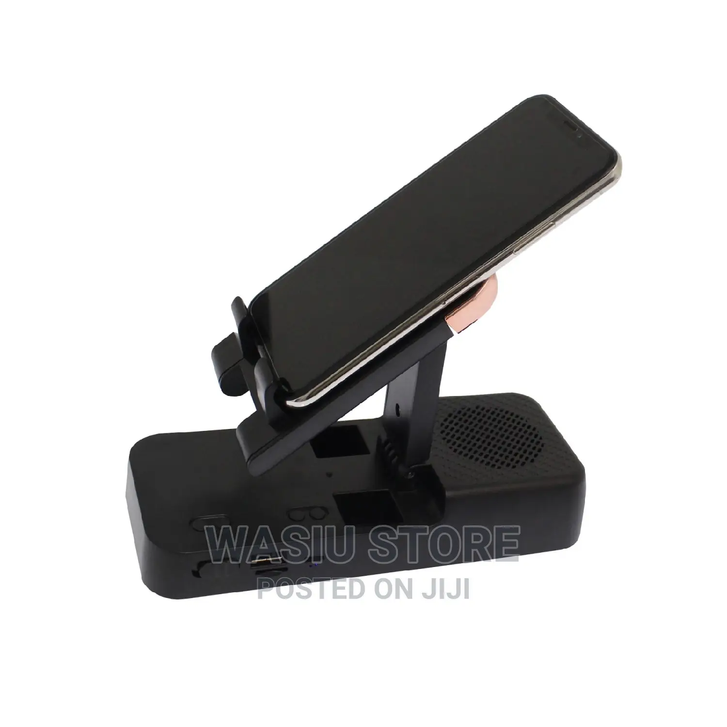 Mobile Phone Holder and Bluetooth Speaker With USB Ports