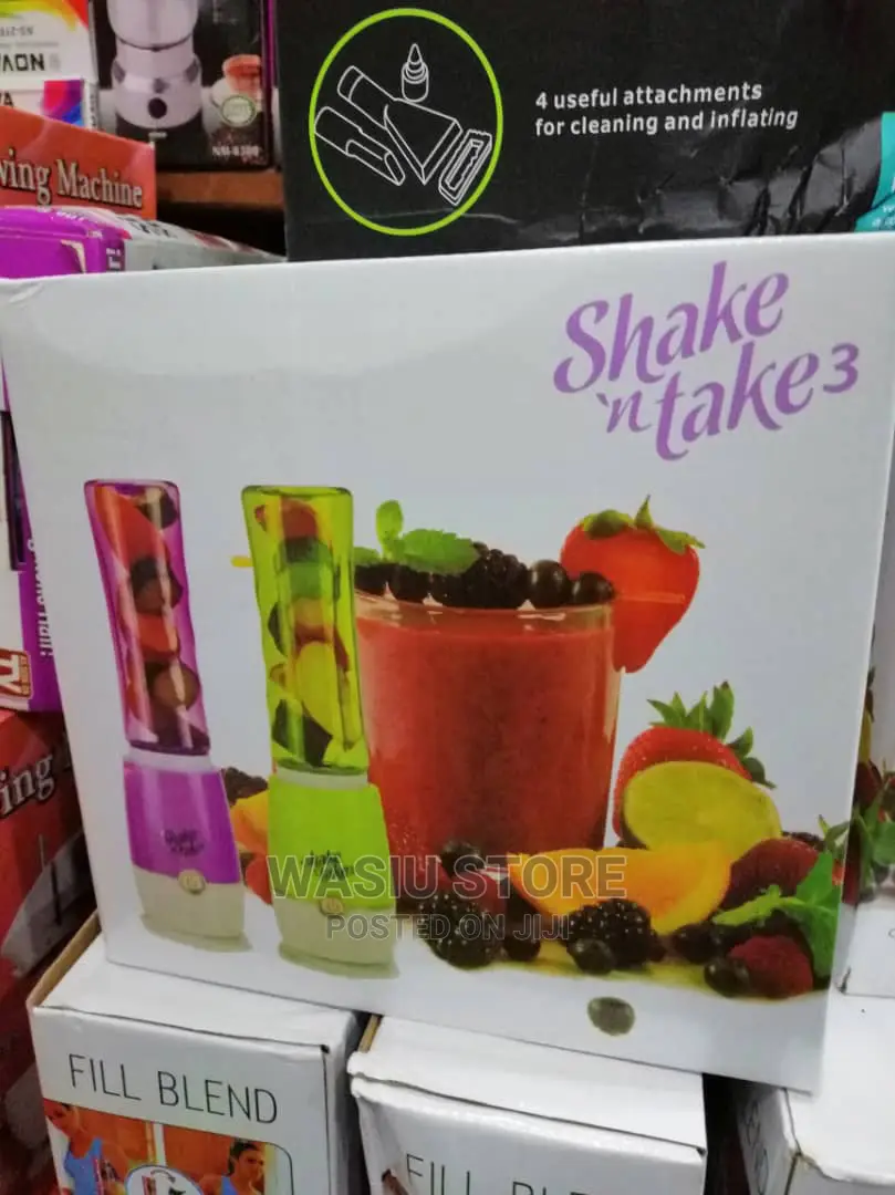 Shake N Take Smoothie And Juice Maker - Double Bottles
