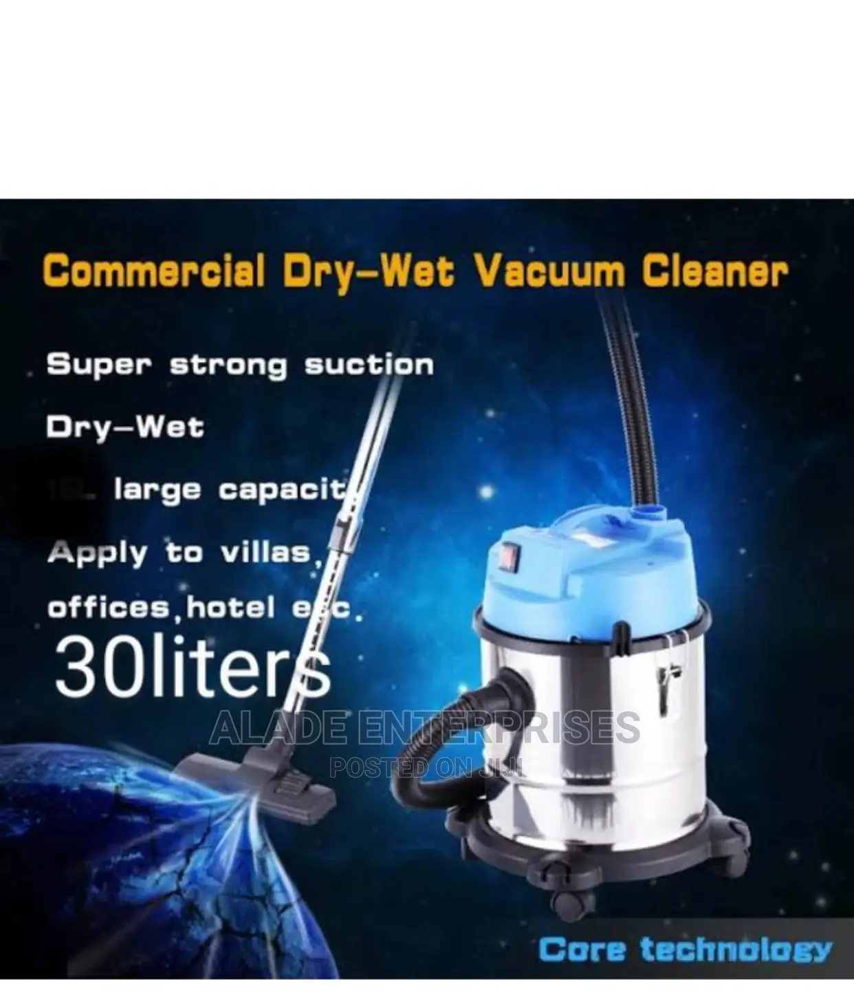 Wet And Dry Vacuum Cleaner 30l