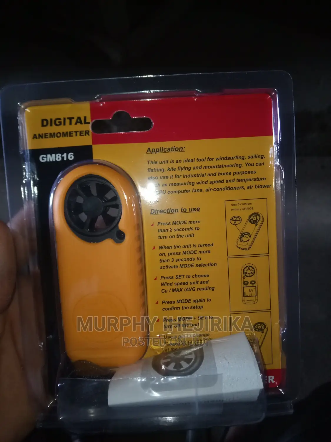 Digital Anemometer
