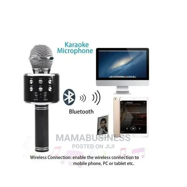 Professional Bluetooth Wireless Microphone Speaker Handheld