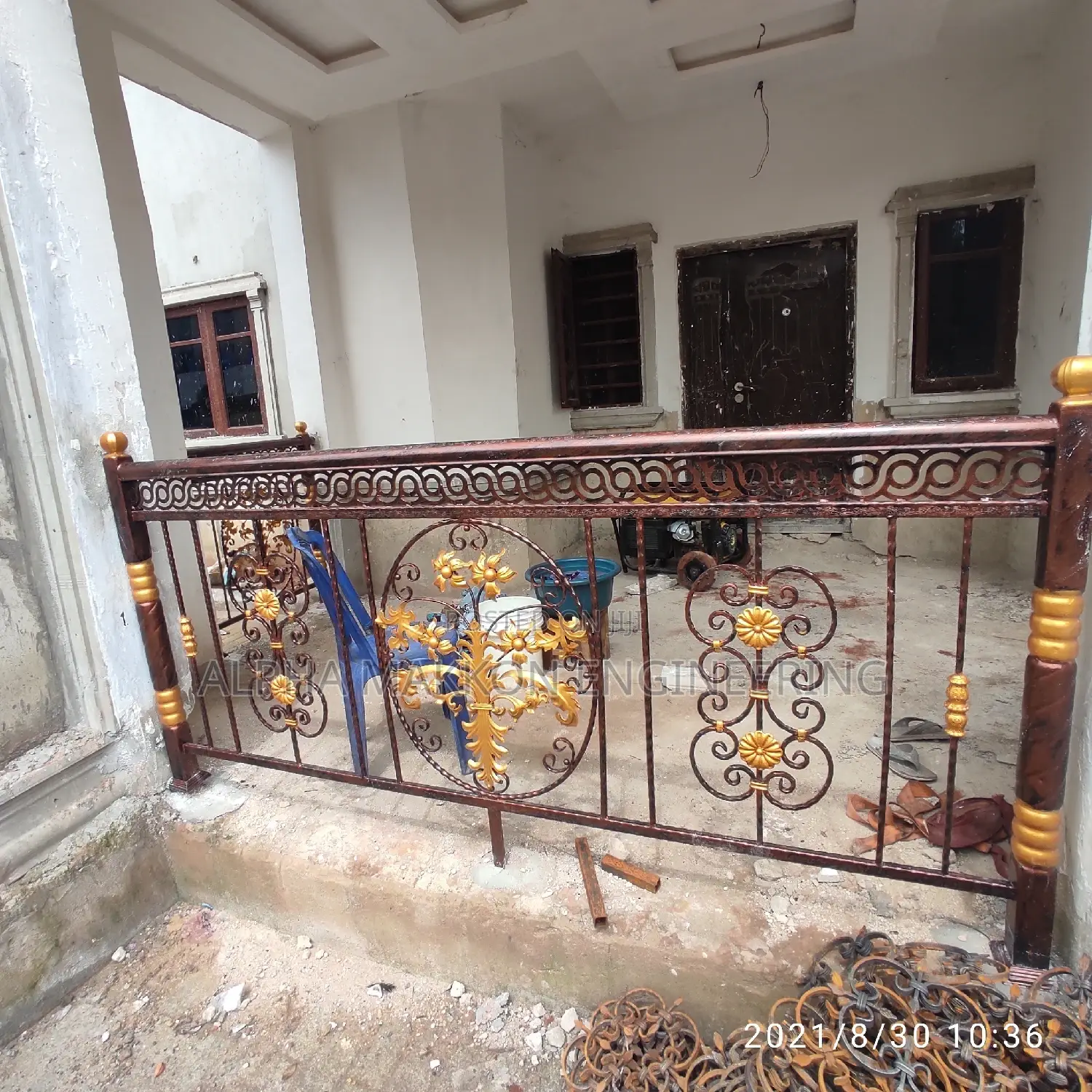 Durable Wrought Iron Installation