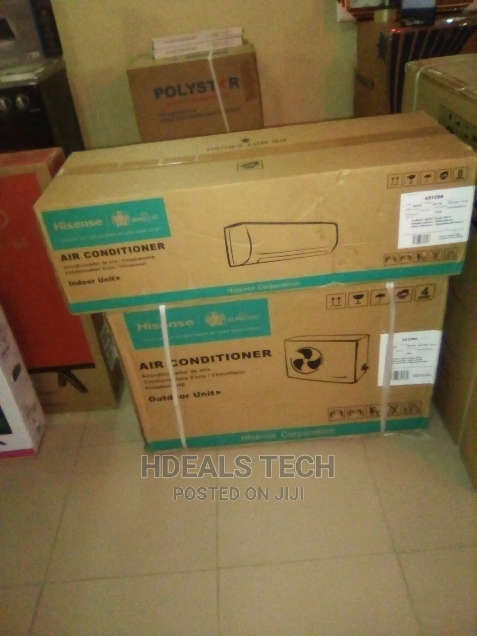 Hisense 1.5hp Inverter 100% Copper Split Air Conditioner.