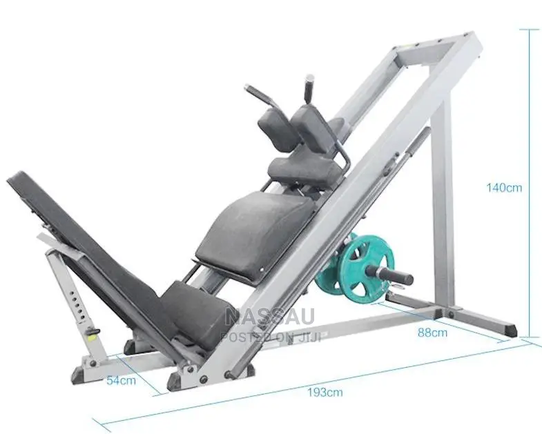 Leg Press Machine (And Hack Squat Combo)
