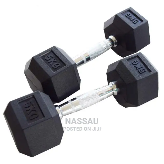 Pair of 5kg Hex