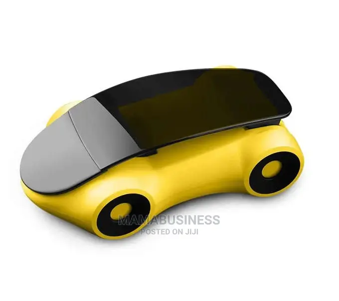 Car Shape Mobile Phone Holder - Yellow