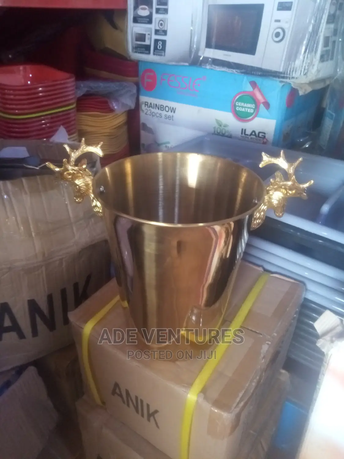 Gold Ice Bucket.