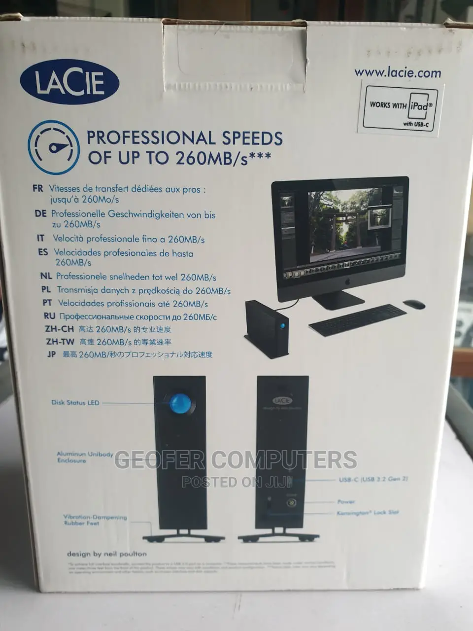 LACIE 10TB - Professional Hard Drive