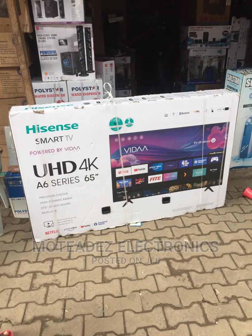Hisense 65" Uhd A6n Series Smart Led Tv (1yr Warranty)