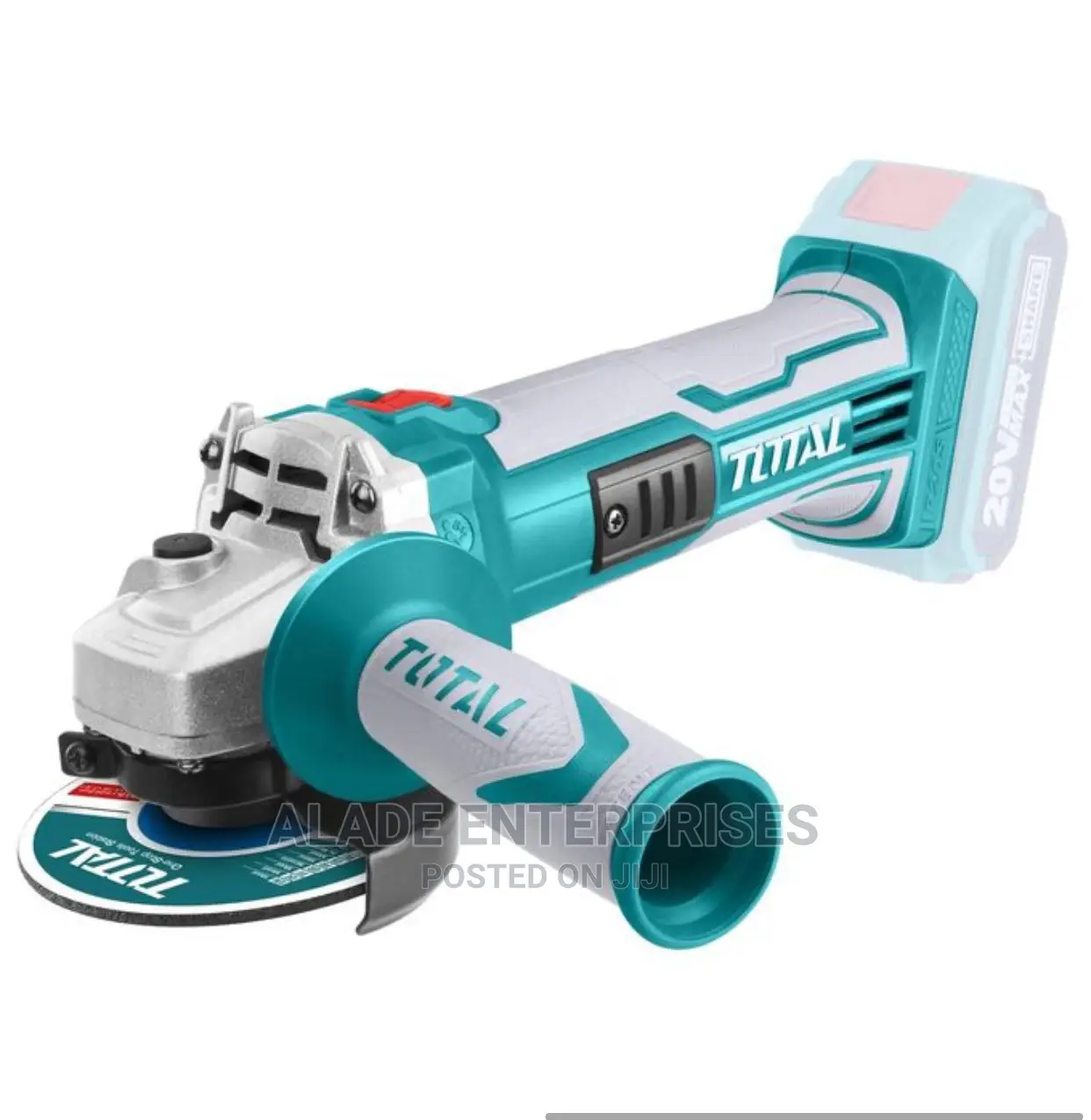 TOTAL Cordless Brushless Angle Grinder 41⁄2"
