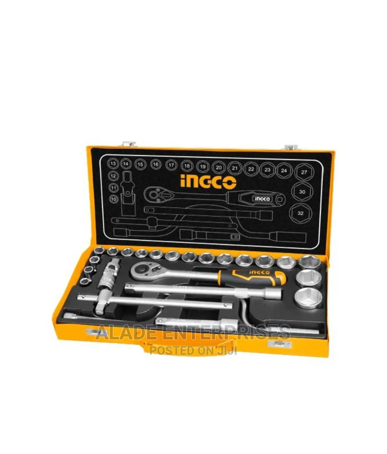 Ingco Industrial 24pcs 1/2inchs Socket Set