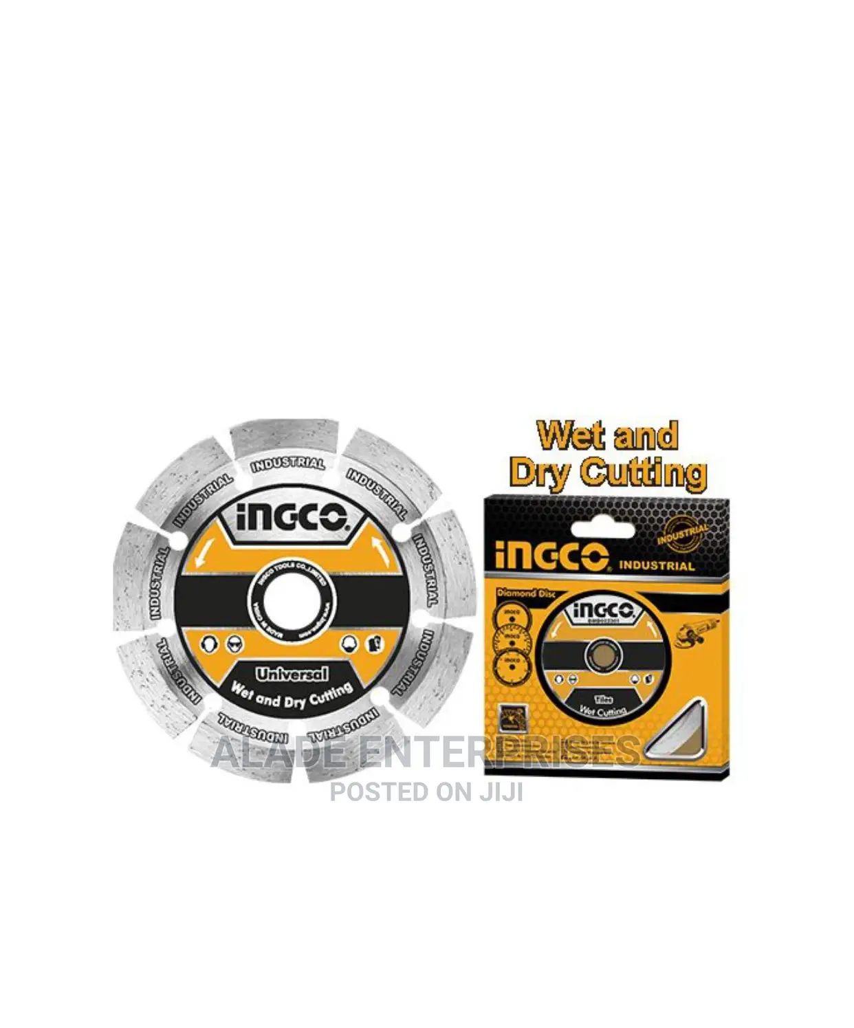 Ingco 5pcs Industrial Wet and Dry Diamond Disc 230mm(9")