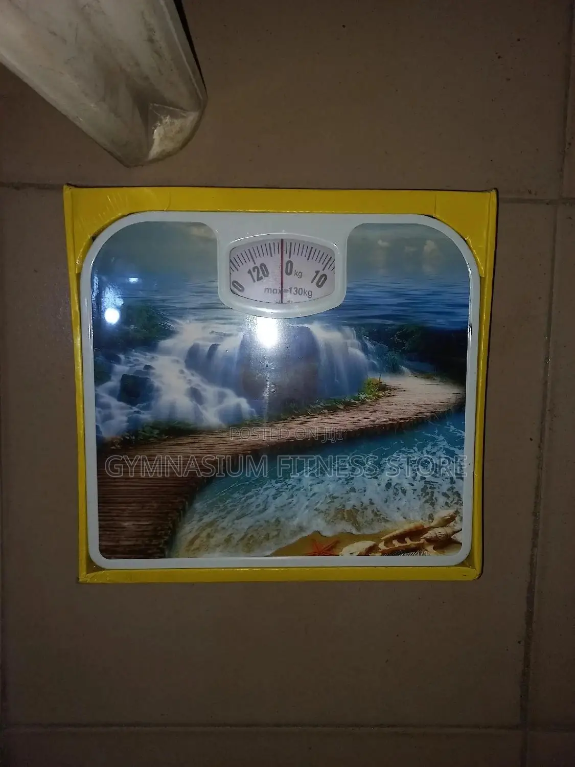 Manual Bathroom Scale Yellow