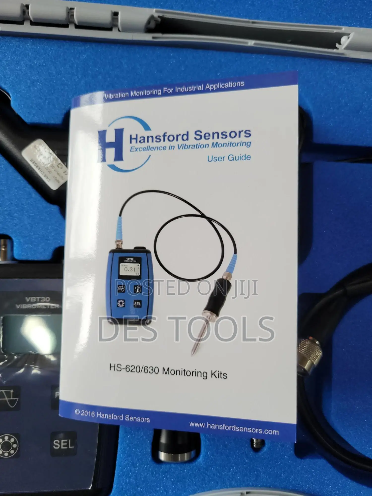 Hansford Sensors Bearing, Vibration and Temperature Meter