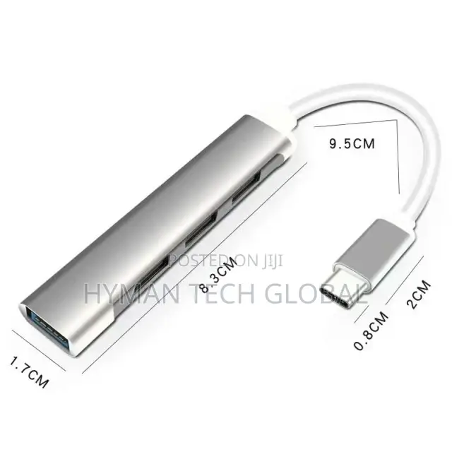 USB Type C HUB 4 Port USB-C to USB 3.0 Hub Converter OTG