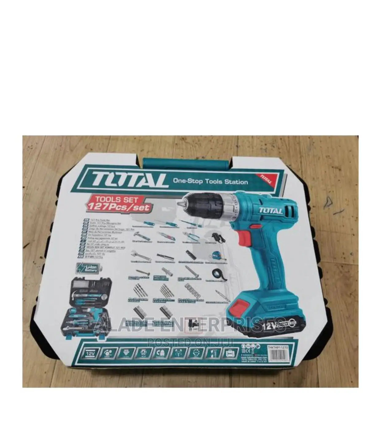 Cordless Drill 12V With 127pcs Tool KIT Set