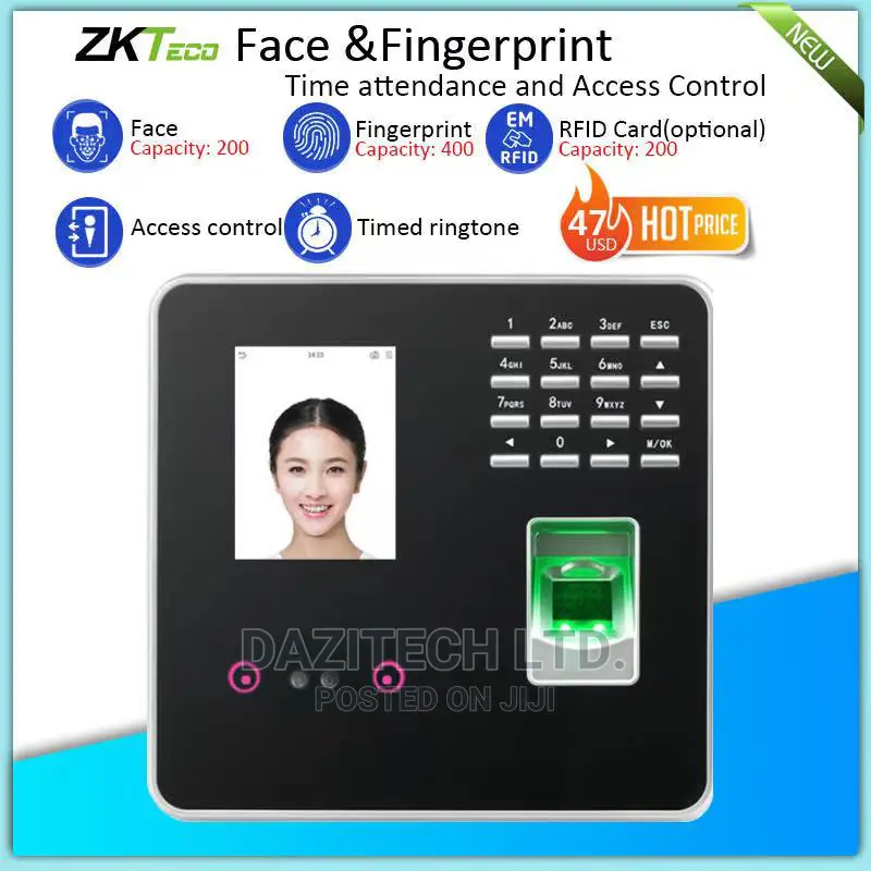 Zkteco Face Fingerprint Time Attendance Access Control FA200