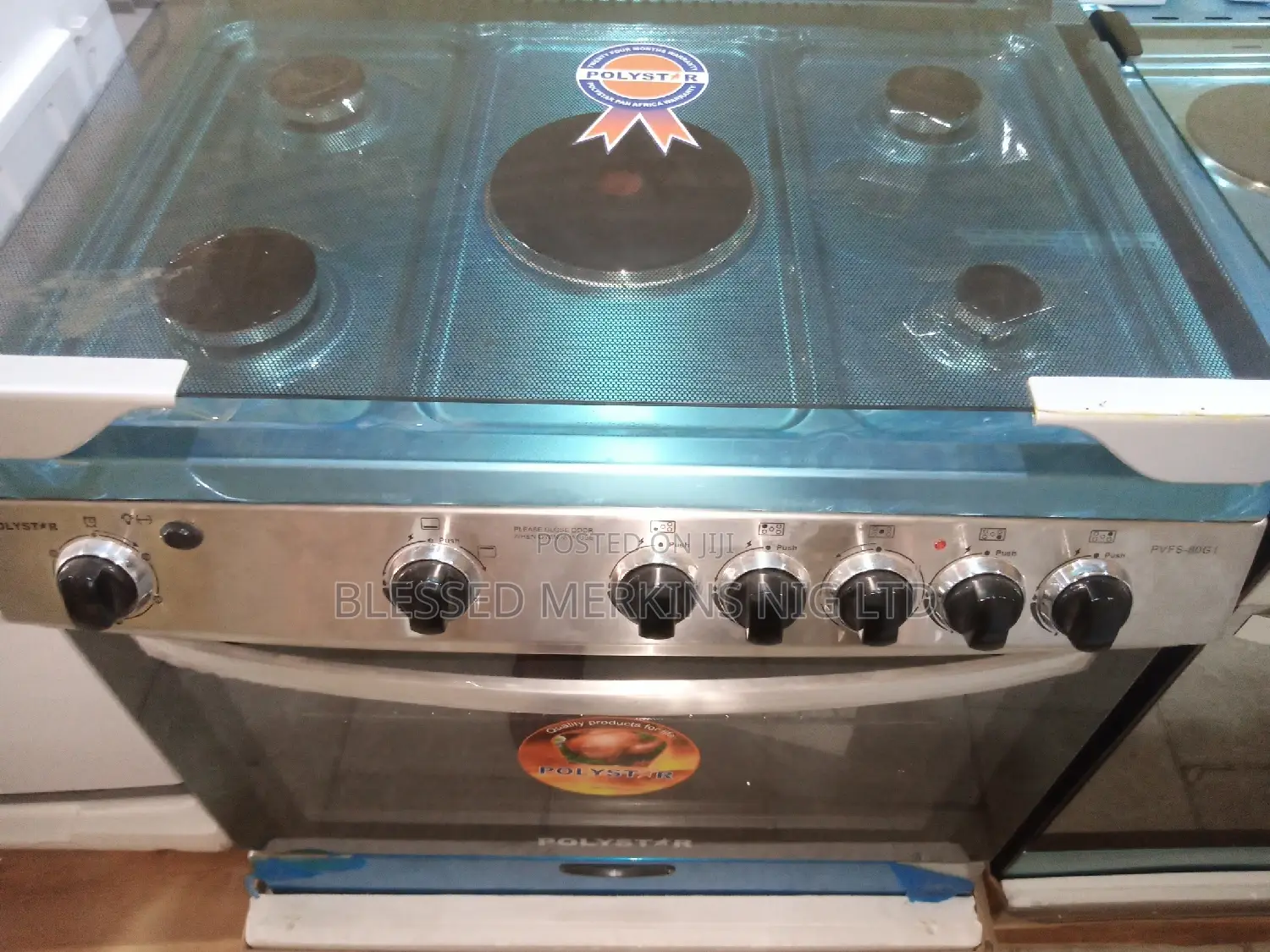 Polystar Gas Cooker 4 Gas 1 Electric