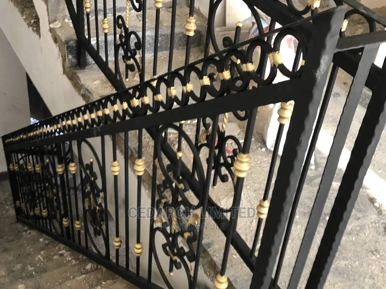 Wrought Iron Handrails and Grills