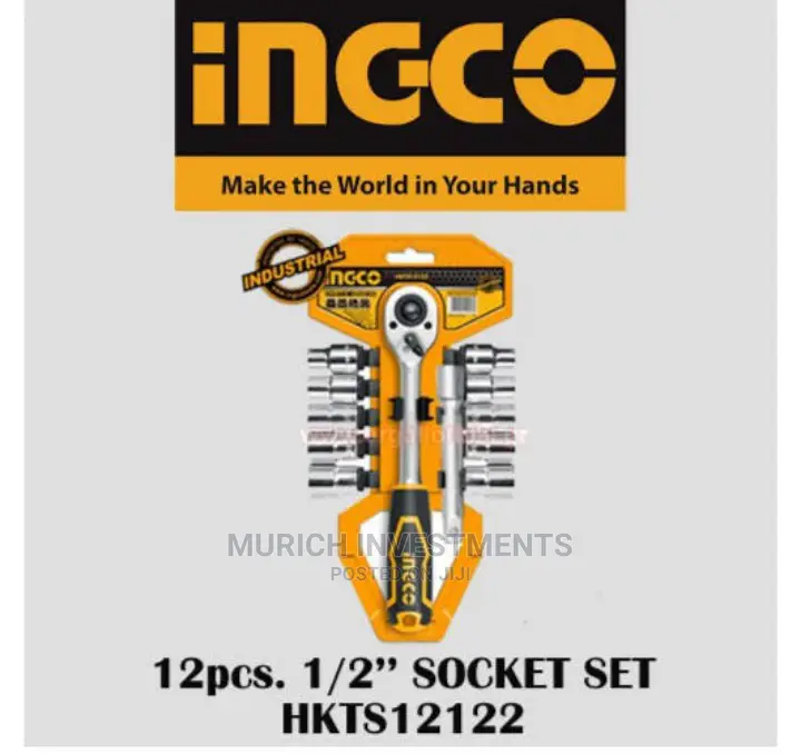 Ingco 12pcs. 1/2'' Socket Set
