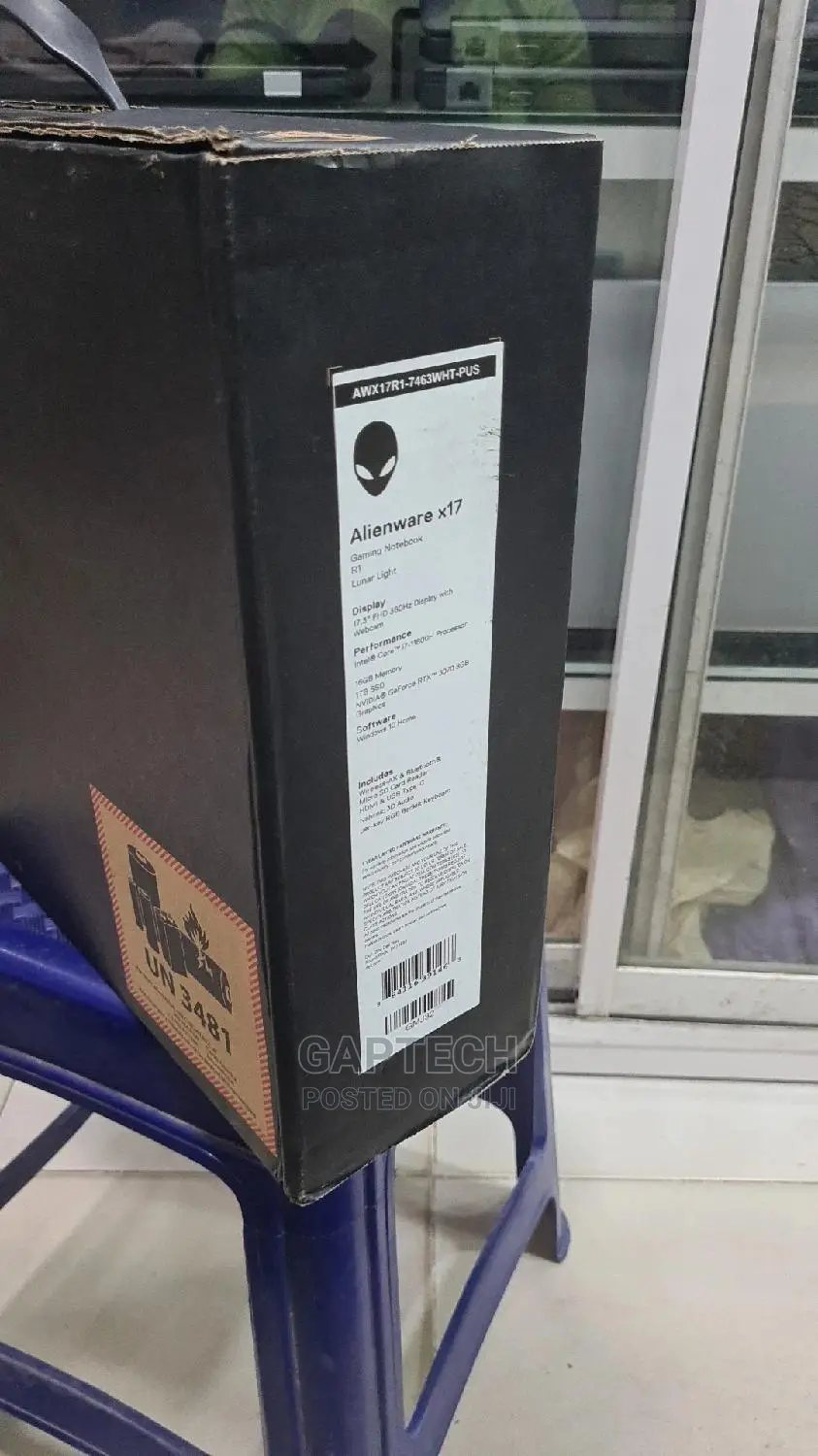 New Laptop Dell Alienware X17 R1 16GB Intel Core I7 SSD 1T