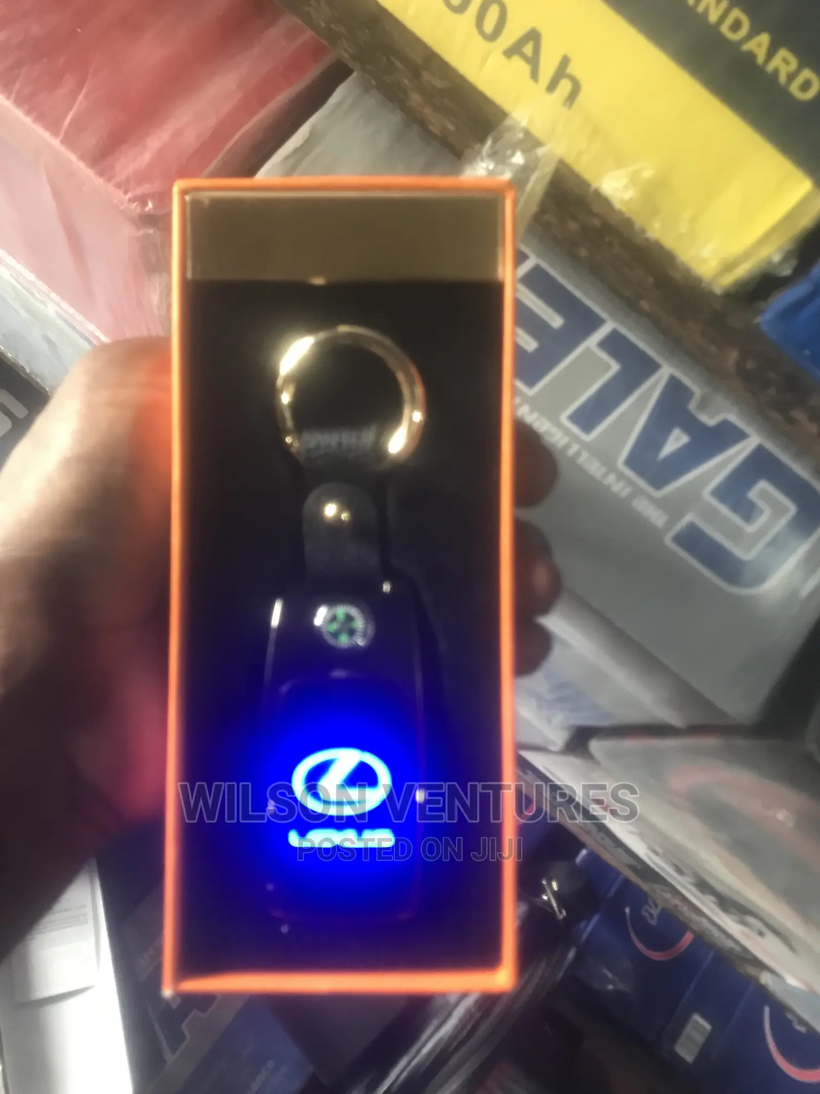 Lexus LED Key Holder Cigar Lighter, Torch, Port