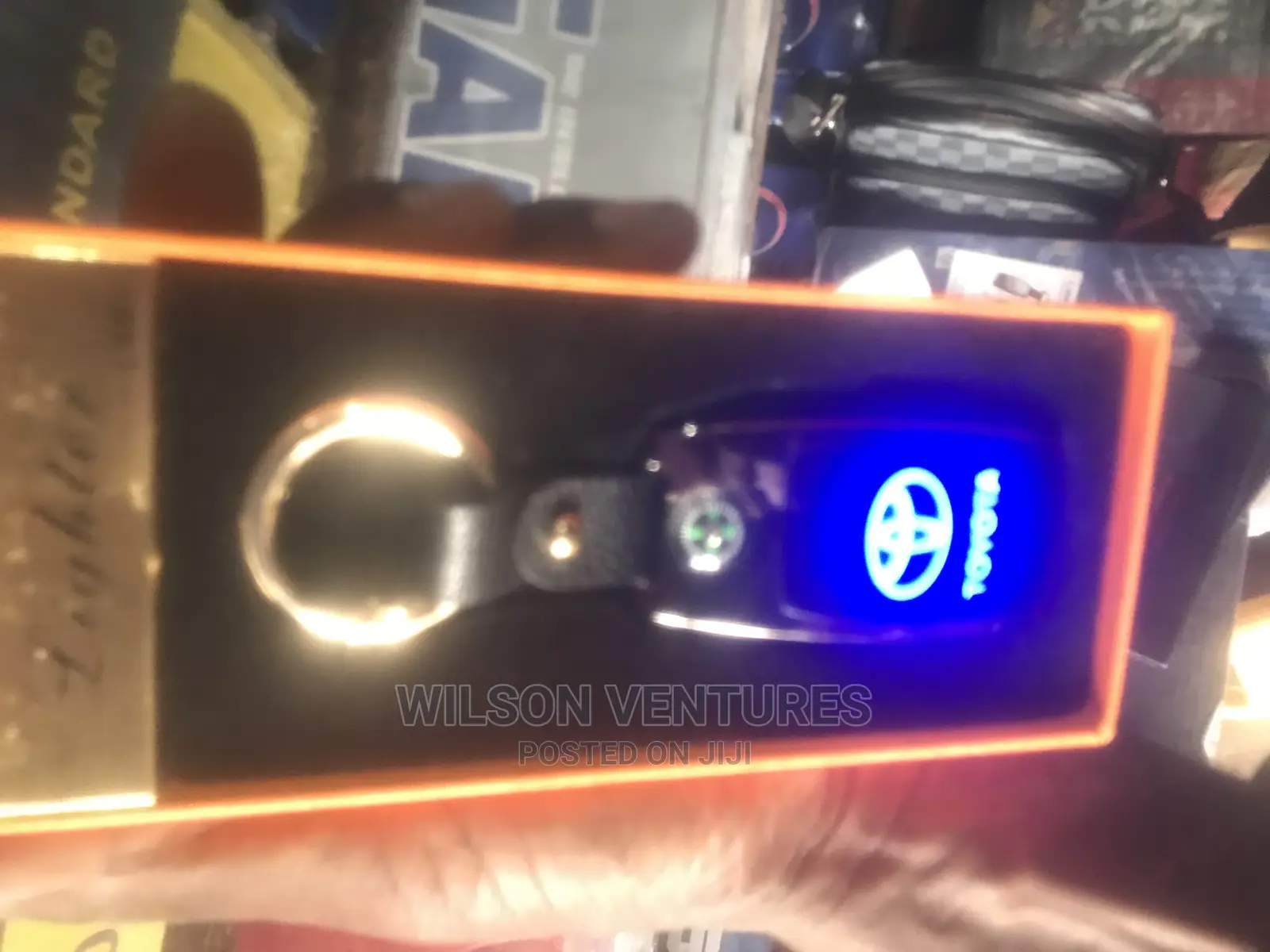 Toyota LED Display Key Holder, Cigar Lighter, Torch, Port