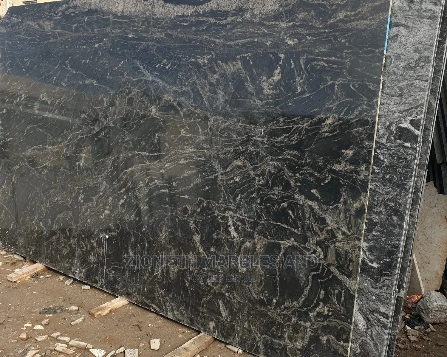 Indian Black Forests Big Sheet Slab